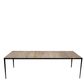 Sianna Wooden Metal Rectangle Dining Table