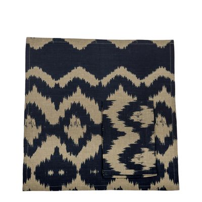 Ikat Napkin Set of 4 Navy