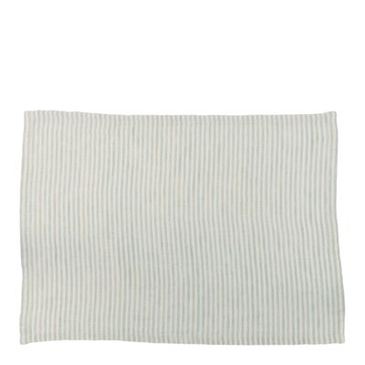 Linen Stripe Placemat Sky Grey