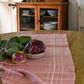 Textured Check Table Runner Fig