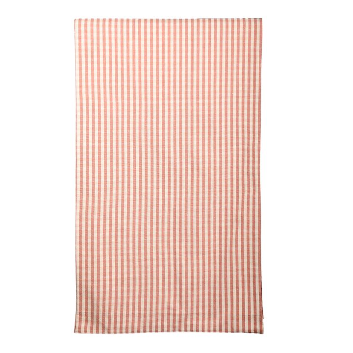 Gingham Table Runner Fig