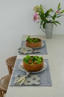 Chambray Placemat Set of 4 Navy