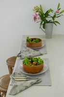 Chambray Placemat Set of 4 Charcoal