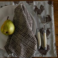 Henrietta Placemat Set Of 4  Earth Brown