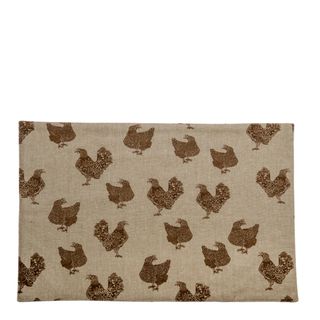 Henrietta Placemat Set Of 4  Earth Brown