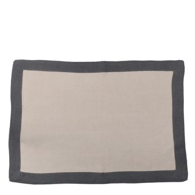 Elegance Linen Placemat Storm