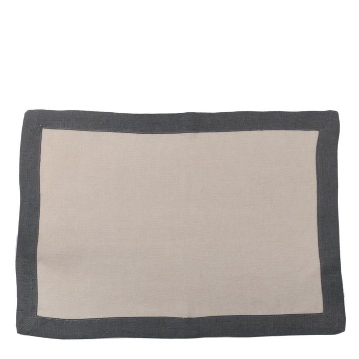 Elegance Linen Placemat Storm