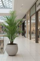 Palm Tree In Black Pot 130cm