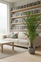 Palm Tree In Black Pot 130cm