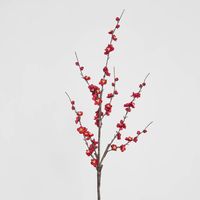Japonica Blossom Stem 120cm Red