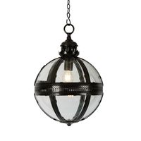 Saxon Ceiling Pendant Small Black