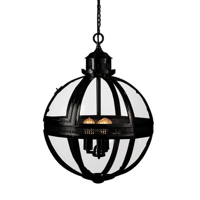 Saxon Ceiling Pendant Large Black