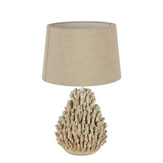 Kariba Anenome Ceramic Table Lamp Base White