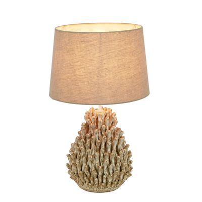 Kariba Anenome Ceramic Table Lamp Base White