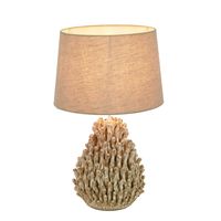 Kariba Anenome Ceramic Table Lamp Base White