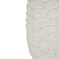 ThurnTree Coral Ceramic Table Lamp Base White