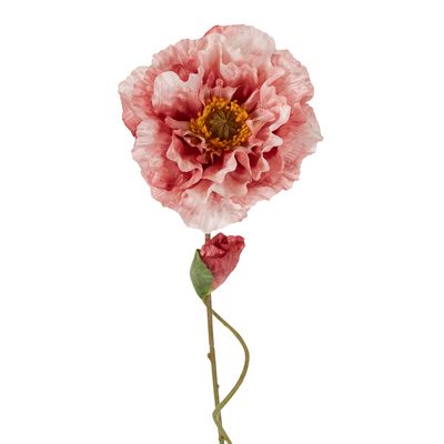 Poppy Stem 75cm Pink