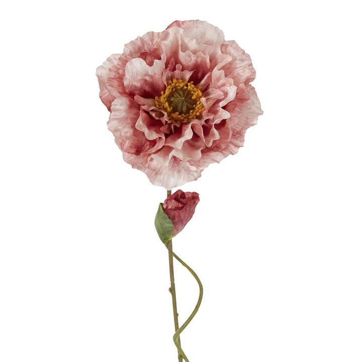 Poppy Stem 75cm Pink