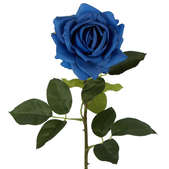 Belle Real Touch Rose Stem 65cm Electric Blue