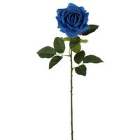 Belle Real Touch Rose Stem 65cm Electric Blue