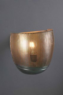 Riva Wall - Zinc - Perforated Iron Wall Sconce