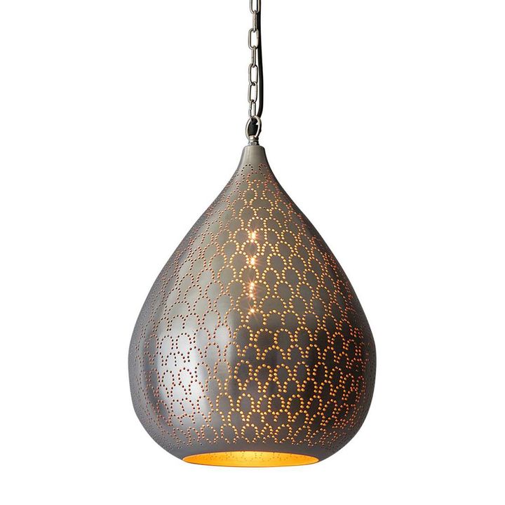 Taipan Ceiling Pendant Nickel