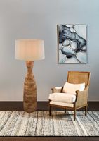 Esraj Floor Lamp Base Natural