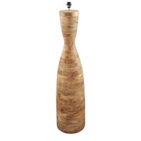 Esraj Turned Wood Floor Lamp Natural