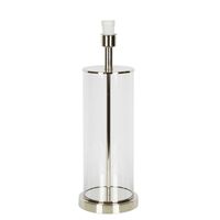 Iris Glass Table Lamp Base Polished Nickel