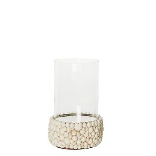 Sea Shell Hurricane Candle Holder Small