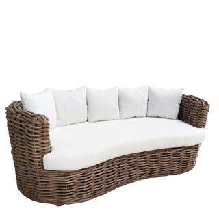 Manfred Rattan Two Seater Sofa