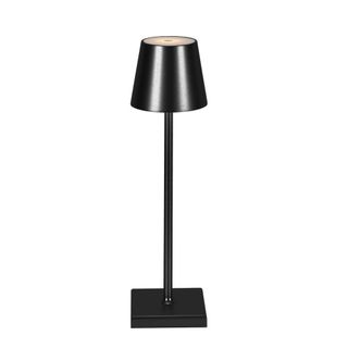 Lorenzo Rechargeable Touch Dimming Table Lamp Black
