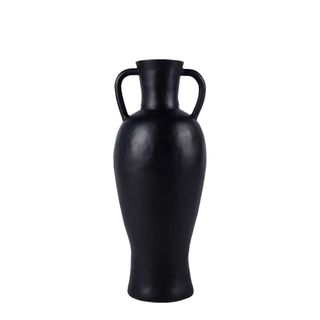 PRE-ORDER Terracotta Round Vase Black