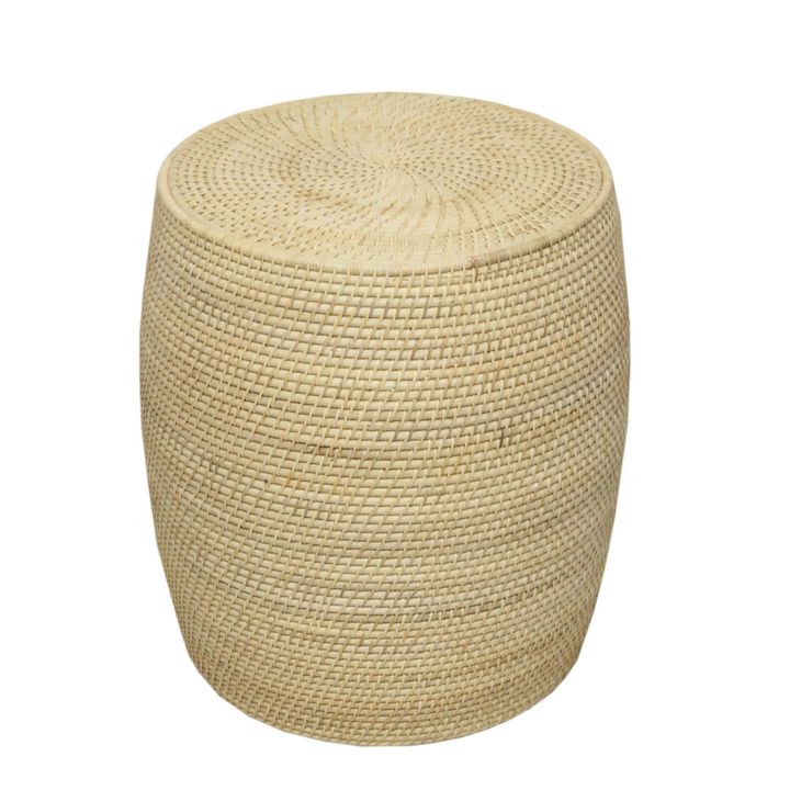 Nova Rattan Drum Sidetable Natural