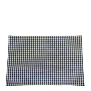 Gingham Placemat Set Of 4  Blueberry