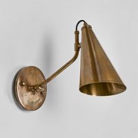 Cloudy Bay Wall Light Antique Brass