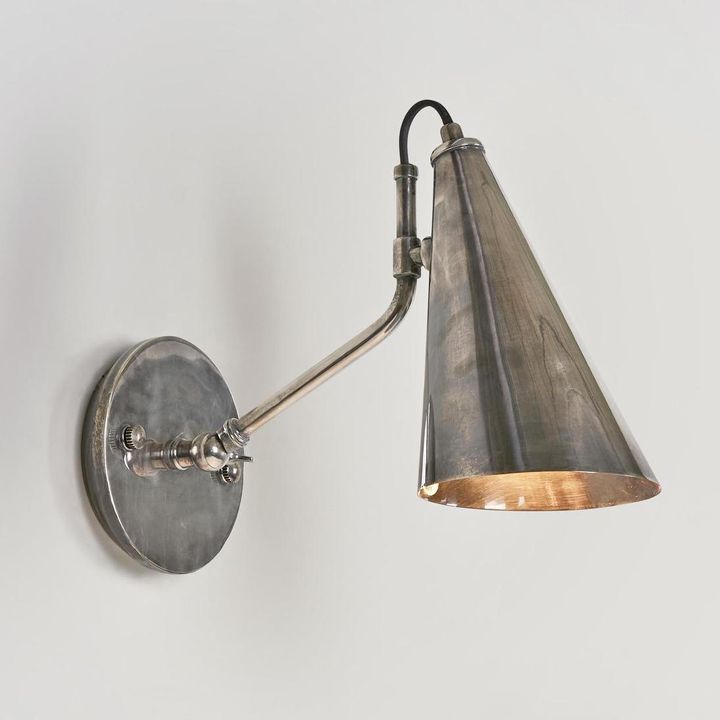 Cloudy Bay Wall Light Antique Silver