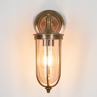 Noosa Outdoor Wall Light Antique Brass