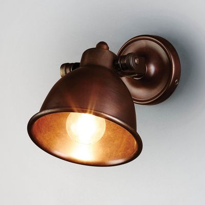 Phoenix Wall Light Dark Brass