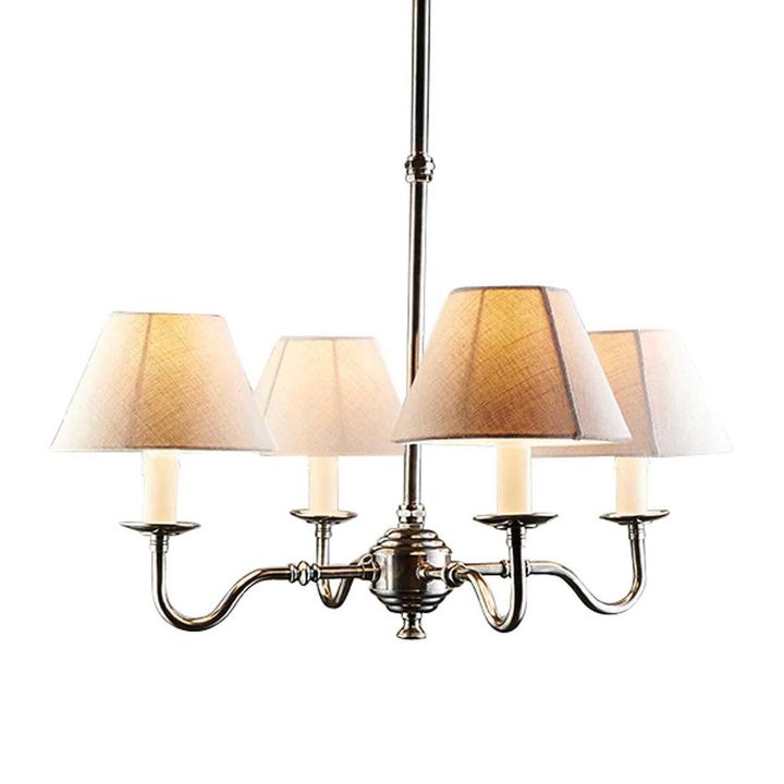 Milton Chandelier Antique Silver