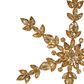 Vega Snowflake Jewelled Tree Topper Gold