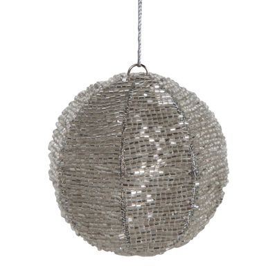 Bisoir Beaded Bauble Silver