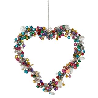 Kaleen Hanging Heart Decoration Multicolour