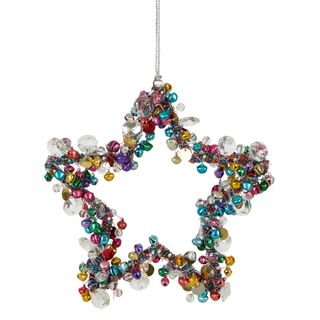 PRE-ORDER Kaleen Hanging Star Decoration Multicolour