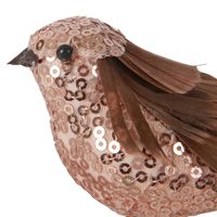 Bardot Sequin Bird Natural Box of 6