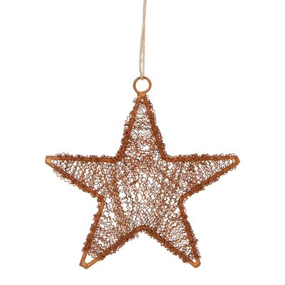 Dustle Wire Star Decoration Small