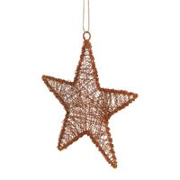 Dustle Wire Star Decoration Small