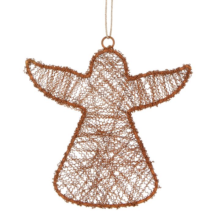 Dustle Wire Angel Decoration Large