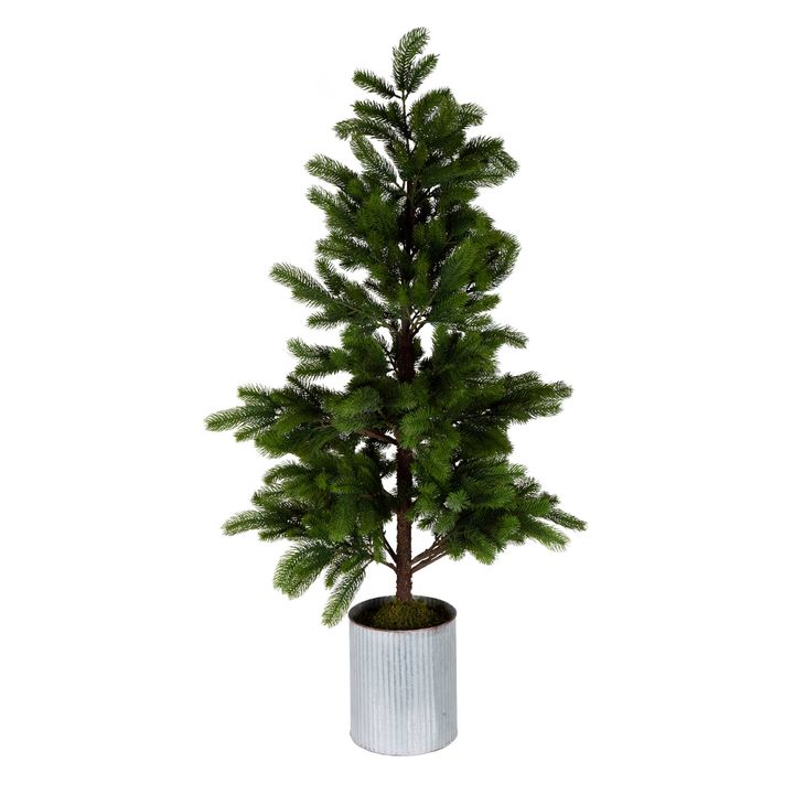 Marmont Tin Potted Pine Tree Large