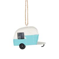 Festive Caravan Tree Decoration Blue